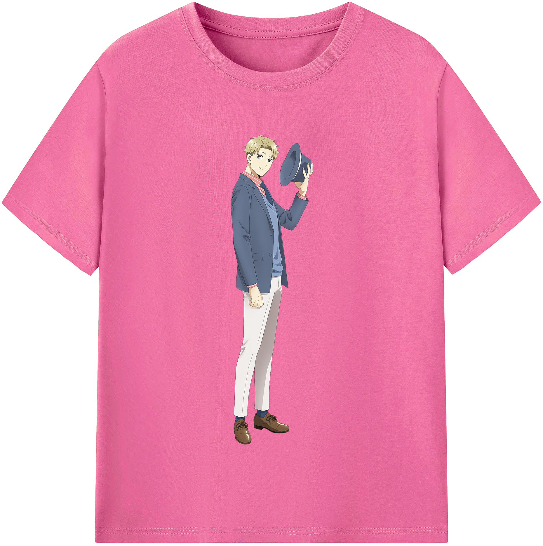 （画像用） SPY×FAMILY间谍家家酒 レディースカジュアルプリントTシャツ（綿100％）